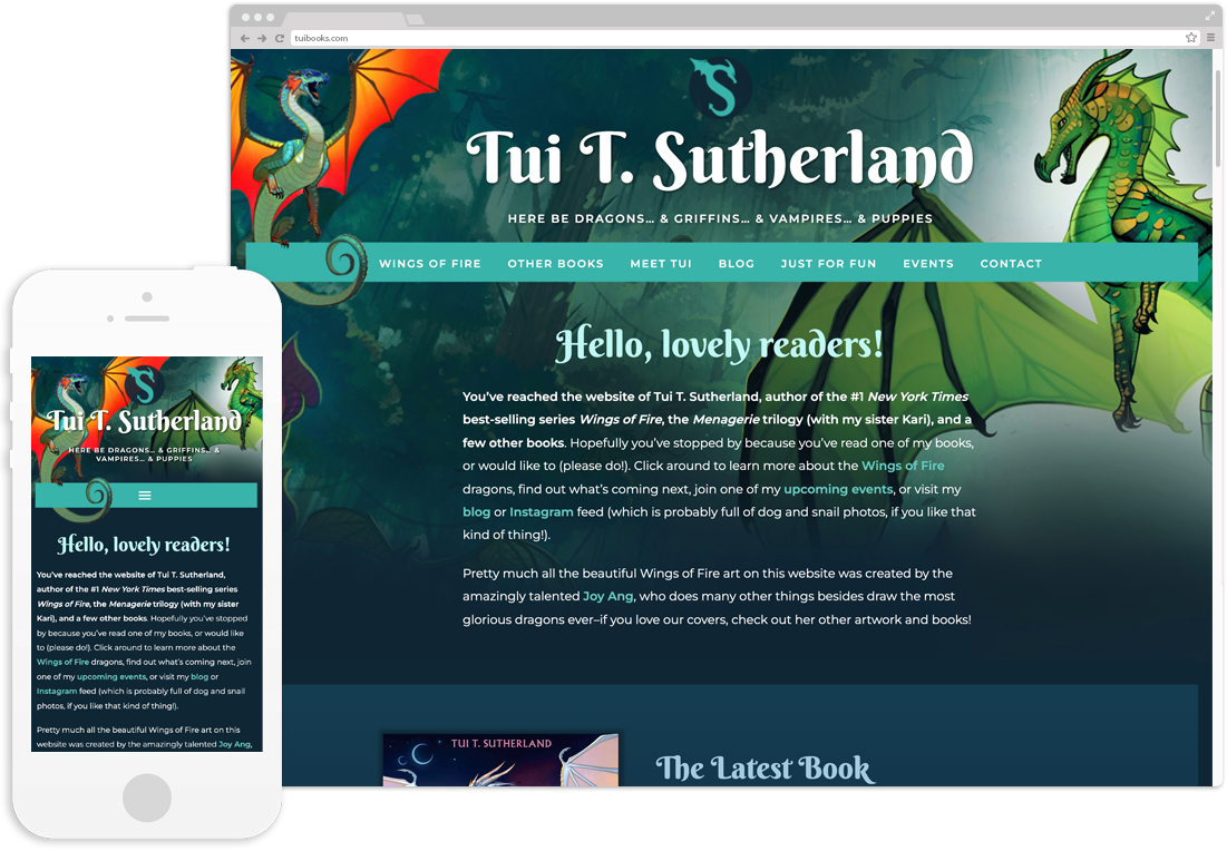 Tui's website on desktop and mobile browsers