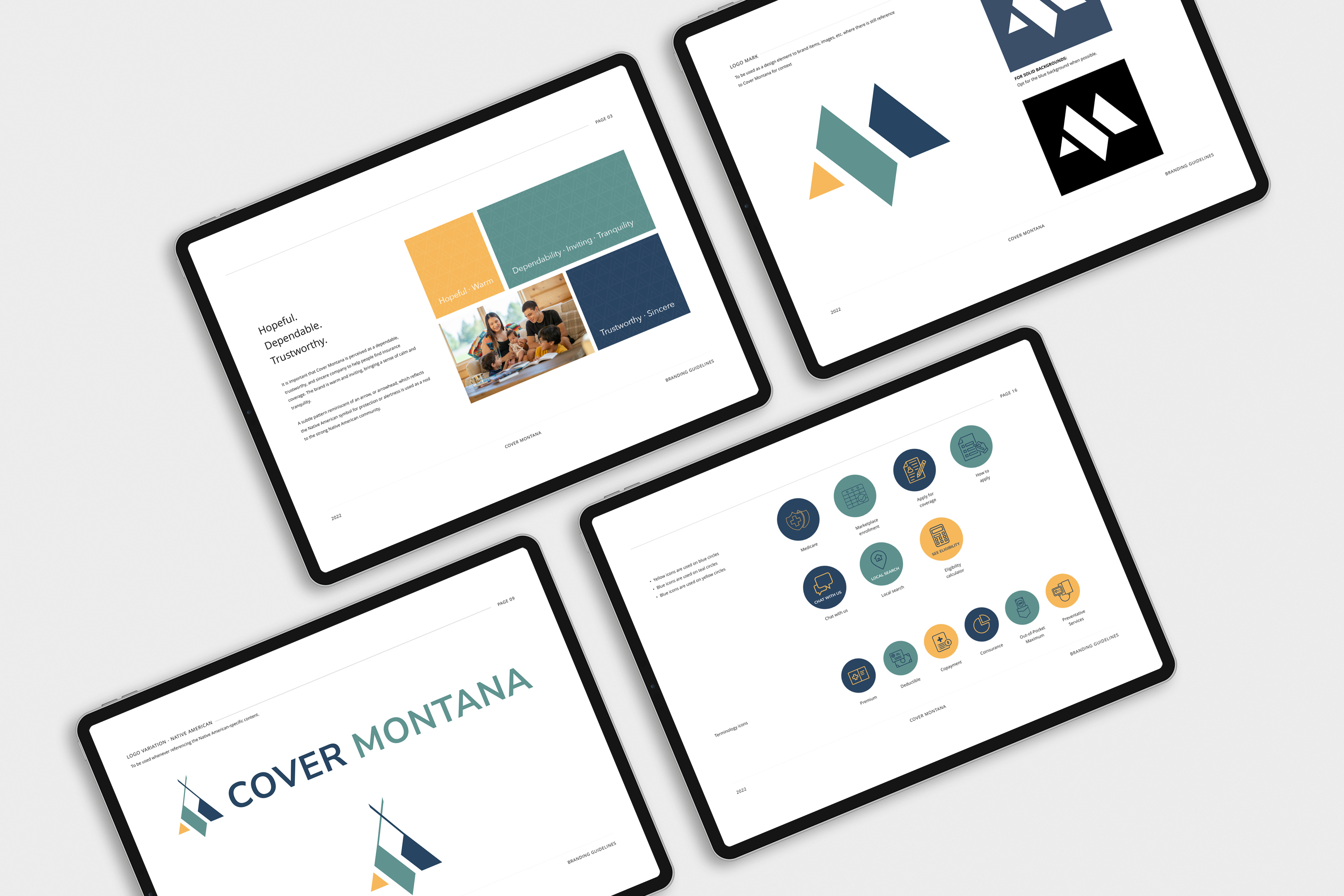 Cover Montana's brand guidelines